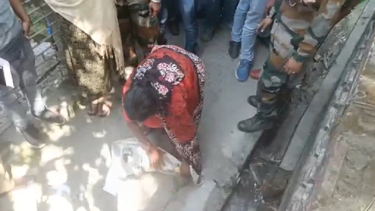 Police reconstructed the Madhyamgram trolley bag incident