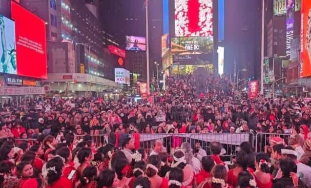 poilaboishakh celebration at Times Square