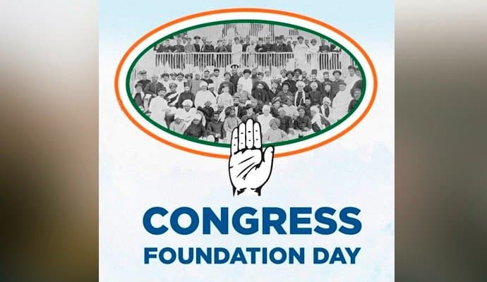 Congress: কংগ্রেসের প্রতিষ্ঠা দিবস, দলের সদর দপ্তরে রাহুল-খাড়গে 