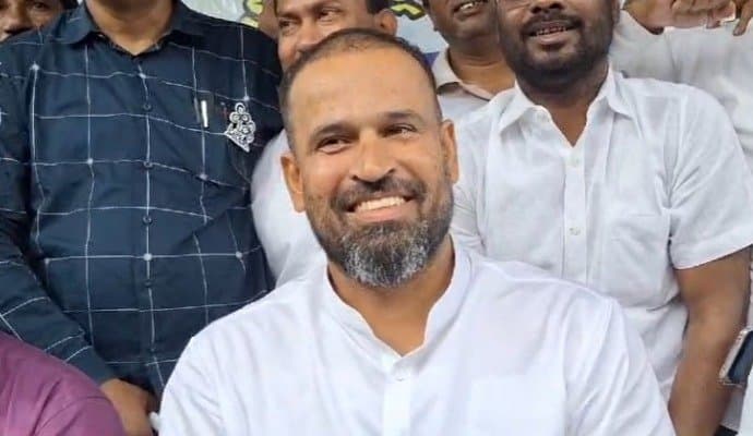 Yusuf Pathan: 'ভালবাসা যেন বজায় থাকে', বহরমপুরে পৌঁছে বার্তা তৃণমূল প্রার্থী ইউসুফ পাঠানের