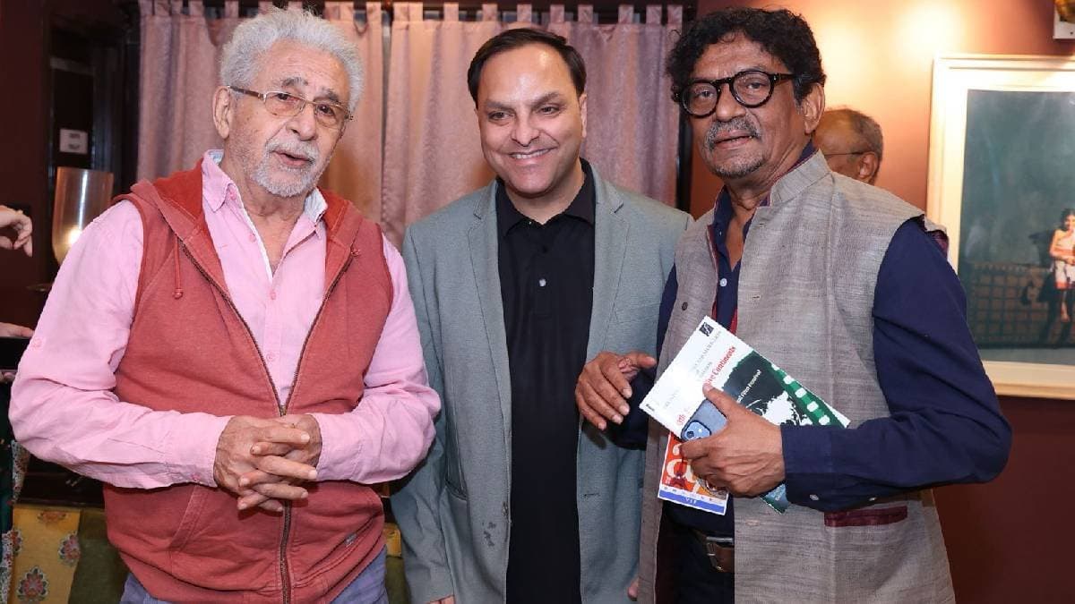 Naseeruddin Shah watched Goutam Ghose s new hindi film Raahgir at the French Film Festival Kolkata