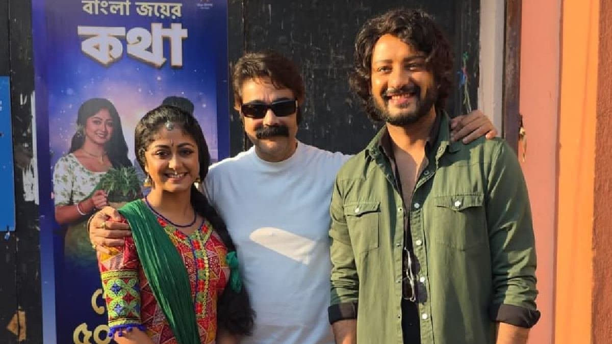 Tollywood superstar Prosenjit Chatterjee meets mega serial Kotha family