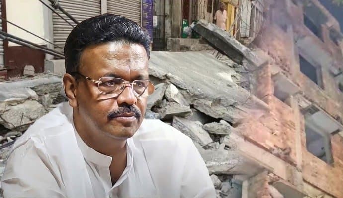 বিরাটিতে নির্মীয়মাণ বাড়ির একাংশ ভেঙে মৃত ১, একই ঘটনা খোদ মেয়রের পাড়াতেও