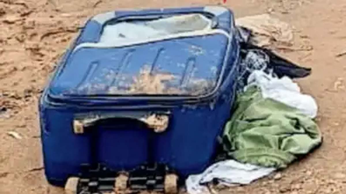 Woman body found stuffed inside suitcase in Utter Pradesh Hapur