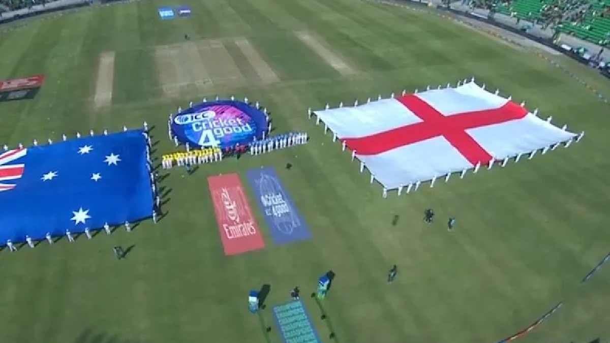 ICC Champions Trophy India's national anthem starts playing in Lahore's Gaddafi Stadium spt