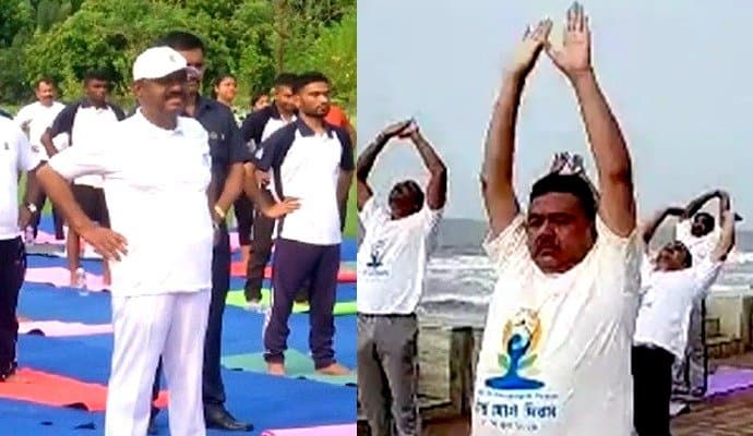 International Yoga Day: ‌যোগ দিবসে রাজভবনে যোগাসন রাজ্যপালের, দিঘায় অনুষ্ঠানে হাজির শুভেন্দু 