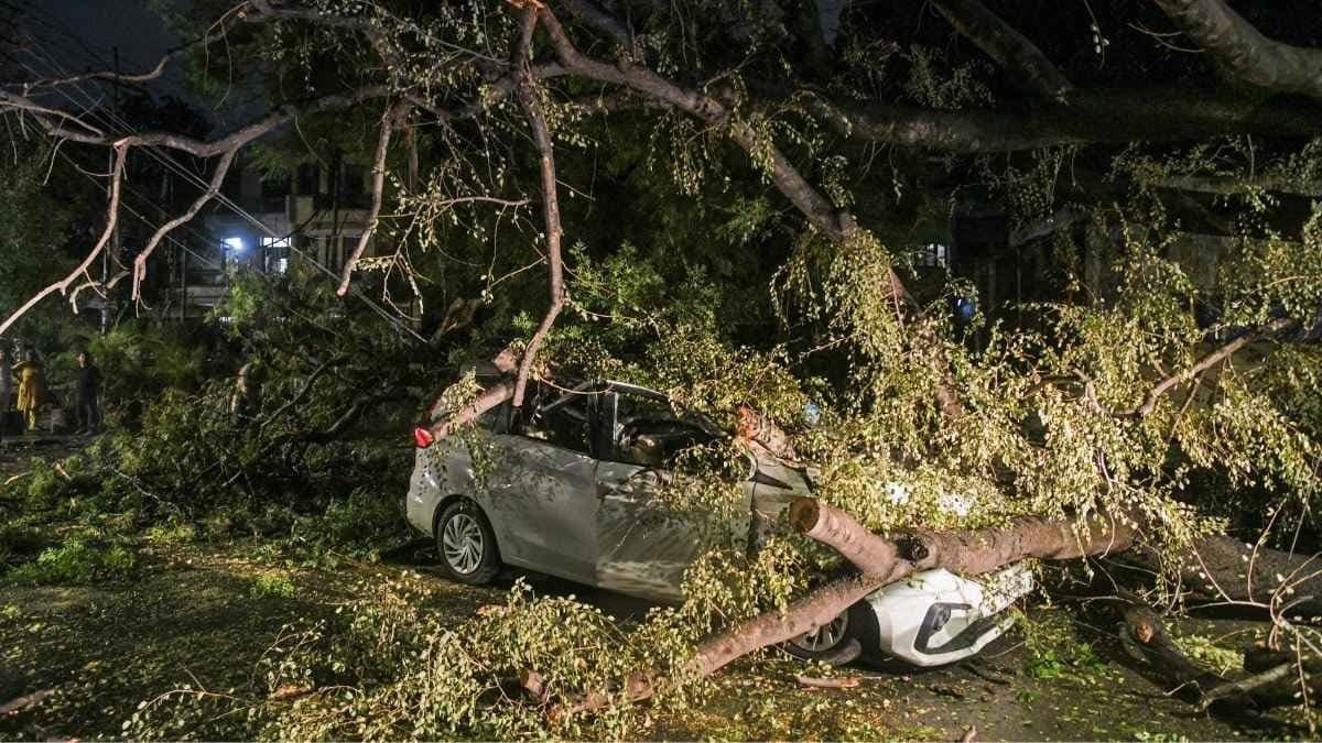 Two Dead Power Cuts Many Flights Affected As Heavy Rainfall Storm Hits Delhi