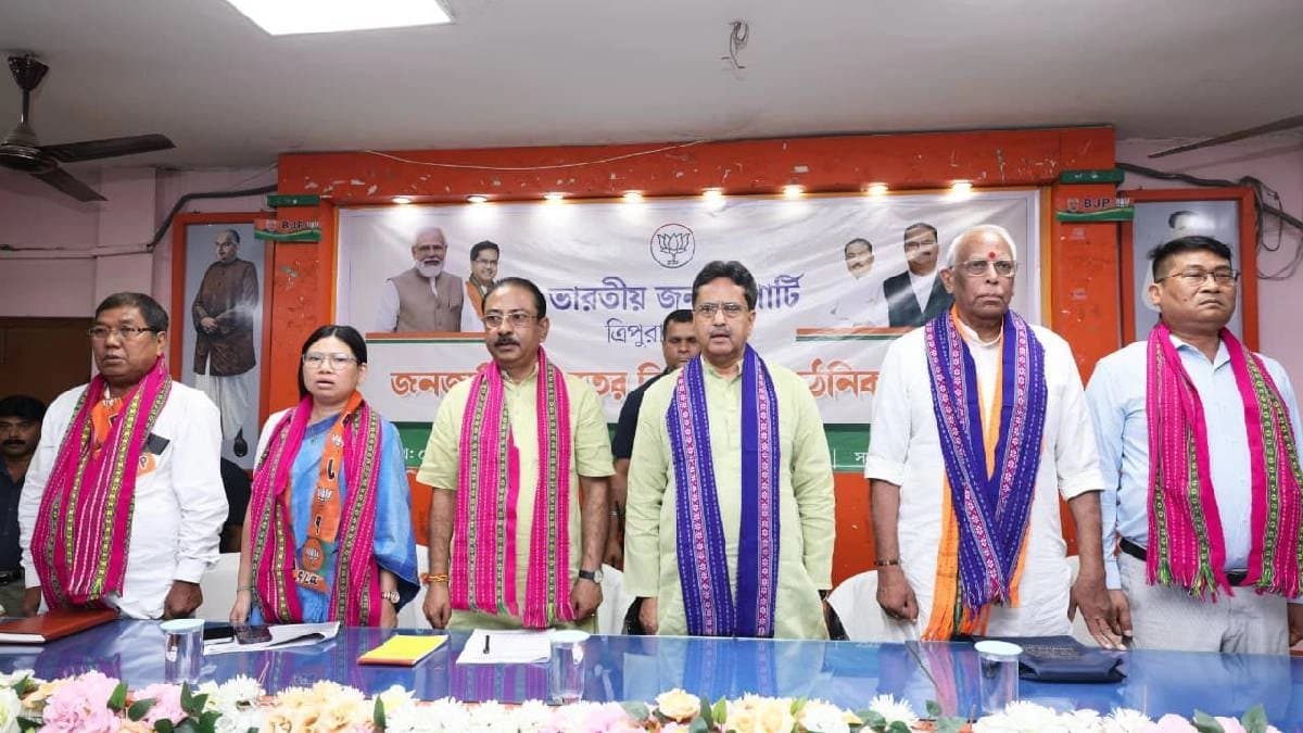 BJP ready for TTADC election in tripura says Chief minister Manik saha