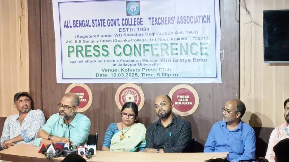 All Bengal College Teacher s Association was vocal about the Jadavpur Incident