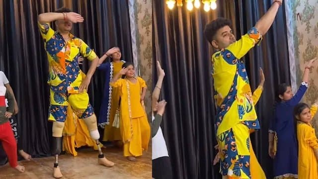 Dancer With Prosthetic Legs Trains Kids Netizens Salutes Him