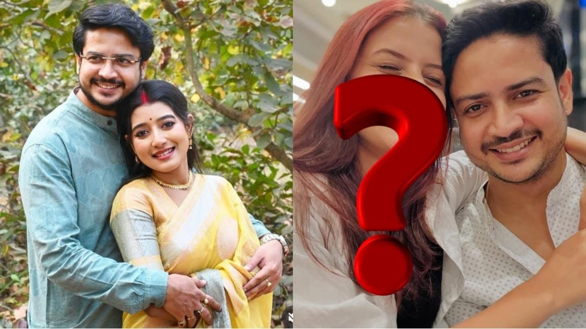 Popular serial of Zee Bangla Mithijhora framed actor Suman Dey is in love with Shirsha Guhathakurta 