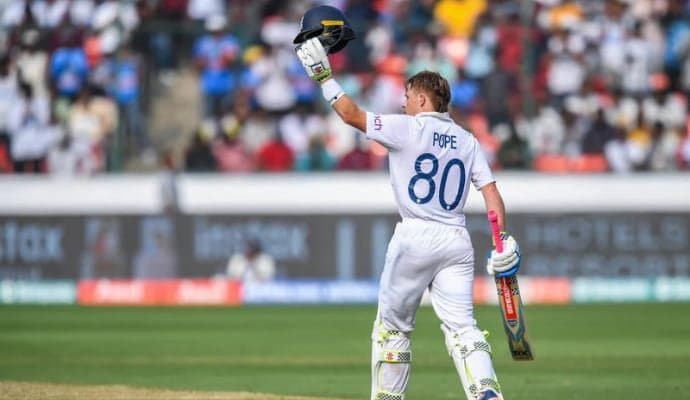 India-England: পোপের শতরানে ধাক্কা সামলে ম্যাচে ফিরল ইংল্যান্ড, এগিয়ে ১২৬ রানে
