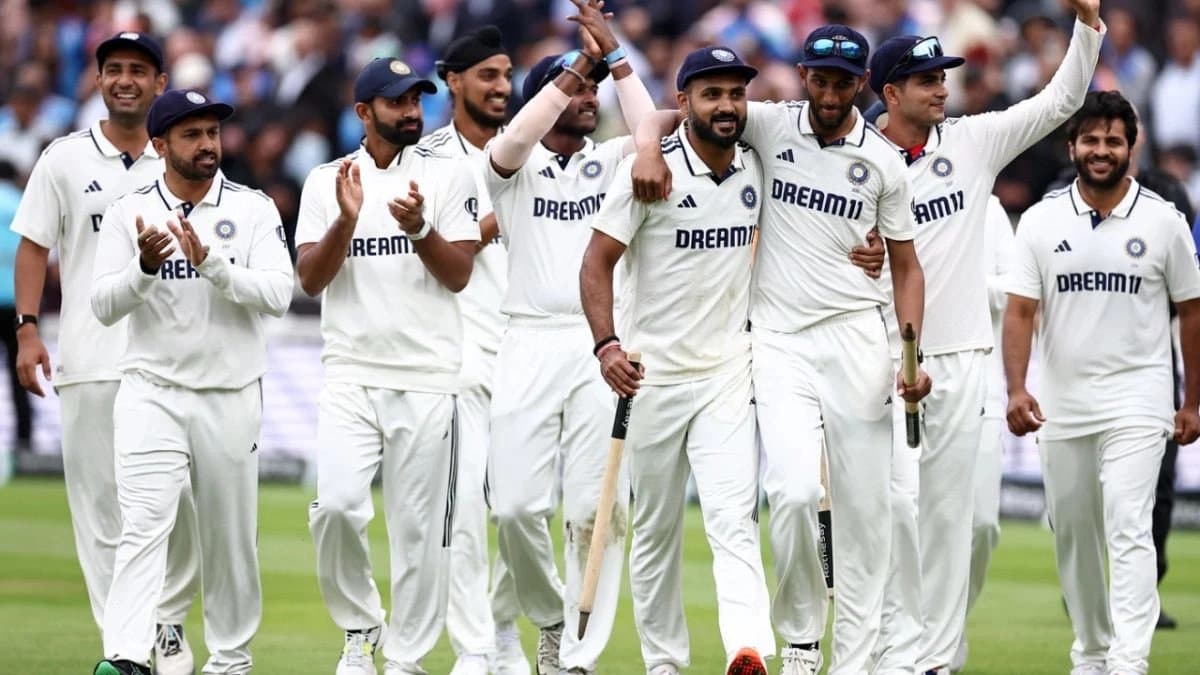 Team India handed Washington Sundar the impact player of the series award in the dressing room