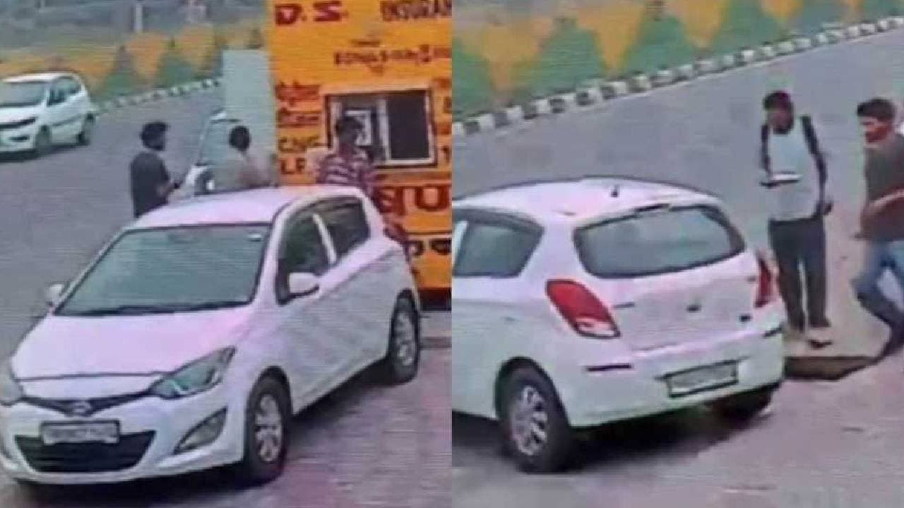 Delhi Explosion: Three People Seen Getting Delhi Blast i20 Car Pollution Check Two Weeks Ago