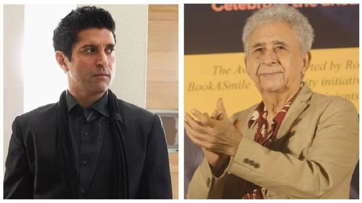 Farhan Akhtar has now reacted to how he felt about the critical comments made by Naseeruddin Shah