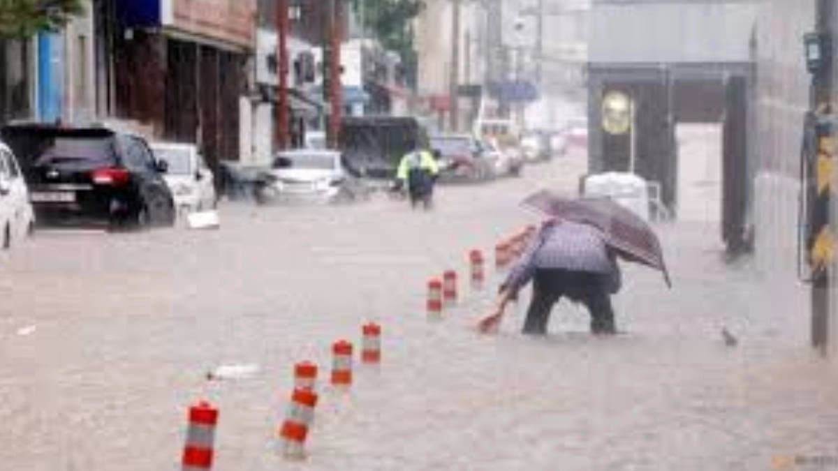 In South Korea deaths and widespread damage have been recorded due to heavy rainfall