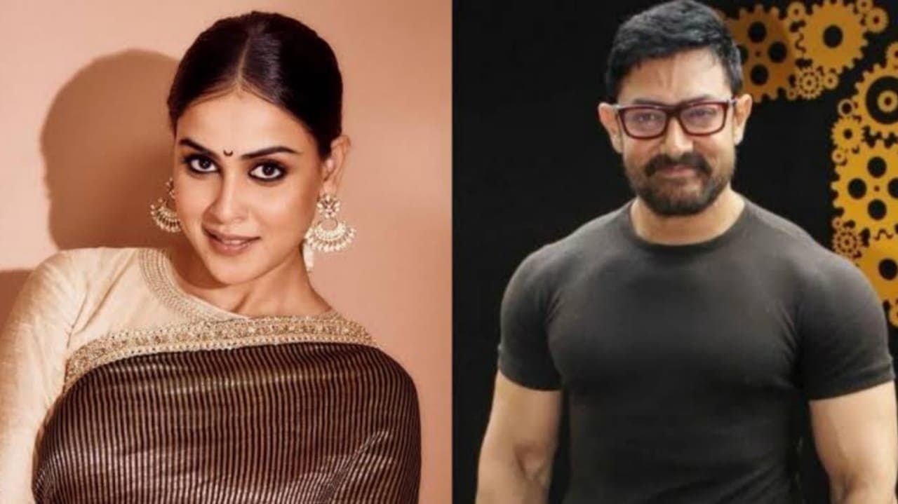 Aamir Khan and Genelia Deshmukh shoot a song for sitaare zameen par 