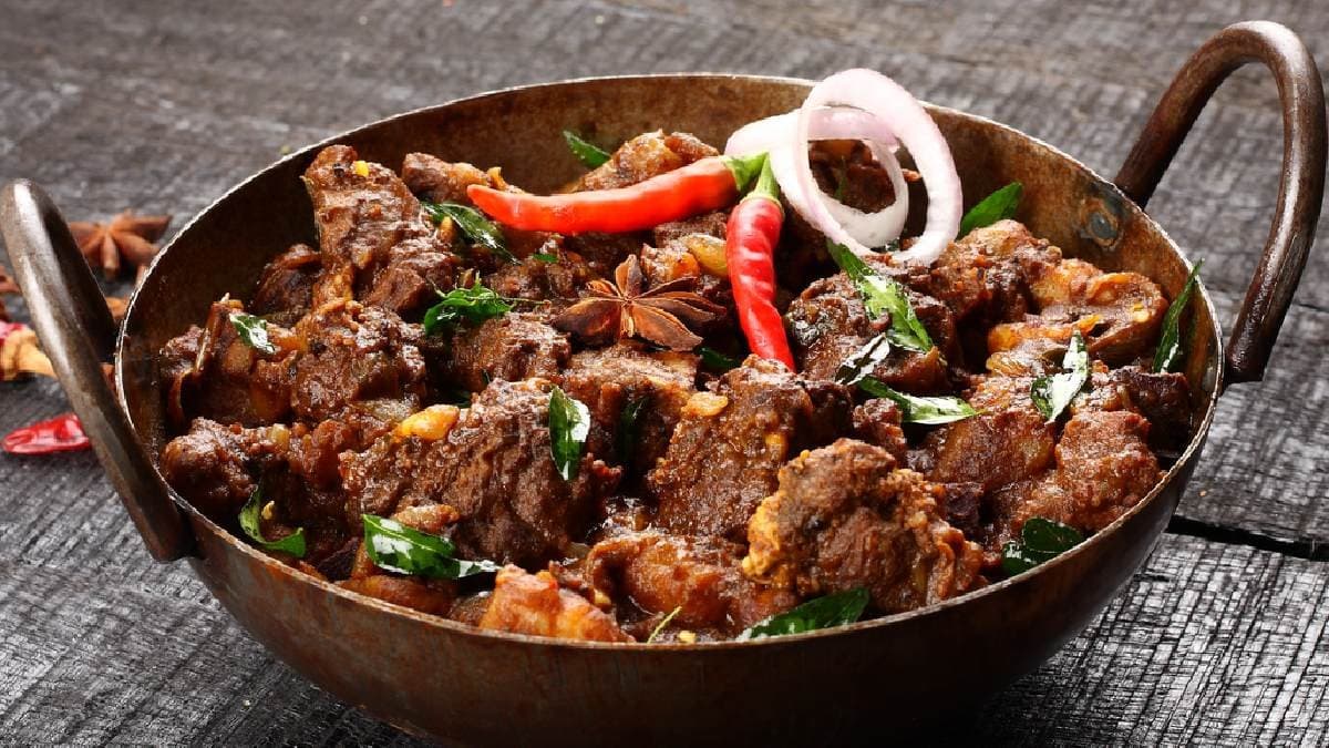 Easy Mutton Recipe: South Indian Style Mutton Fry recipe