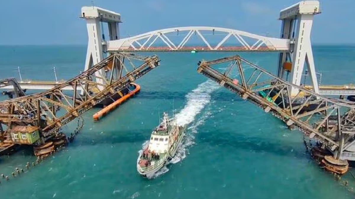 The new Pamban Bridge Indias first vertical lift sea bridge to open today know about bridge