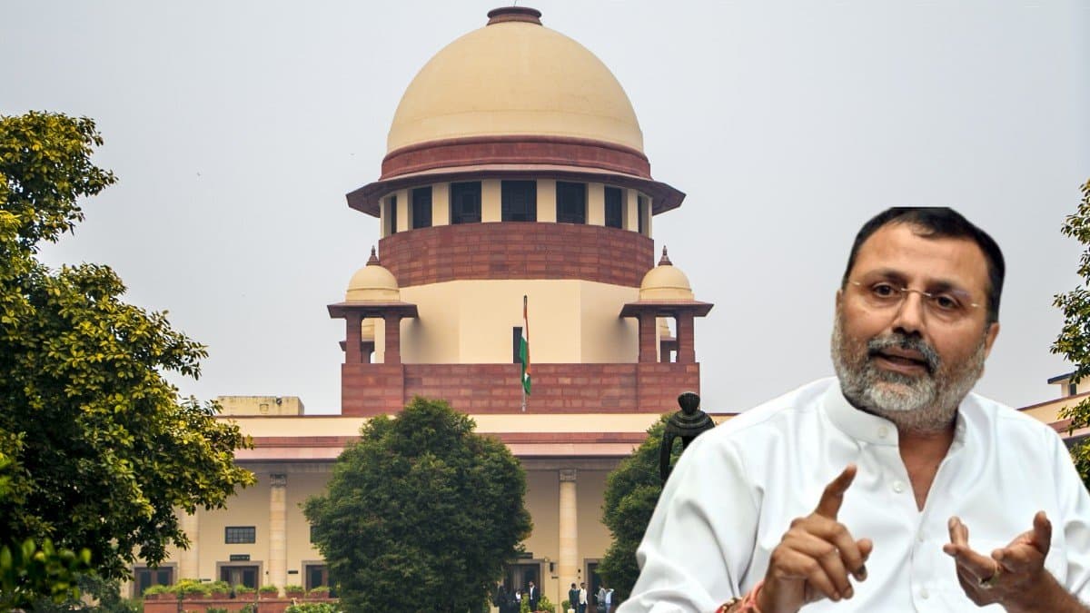BJP MP Nishikant Dubey has launched a broadside against the Supreme Court