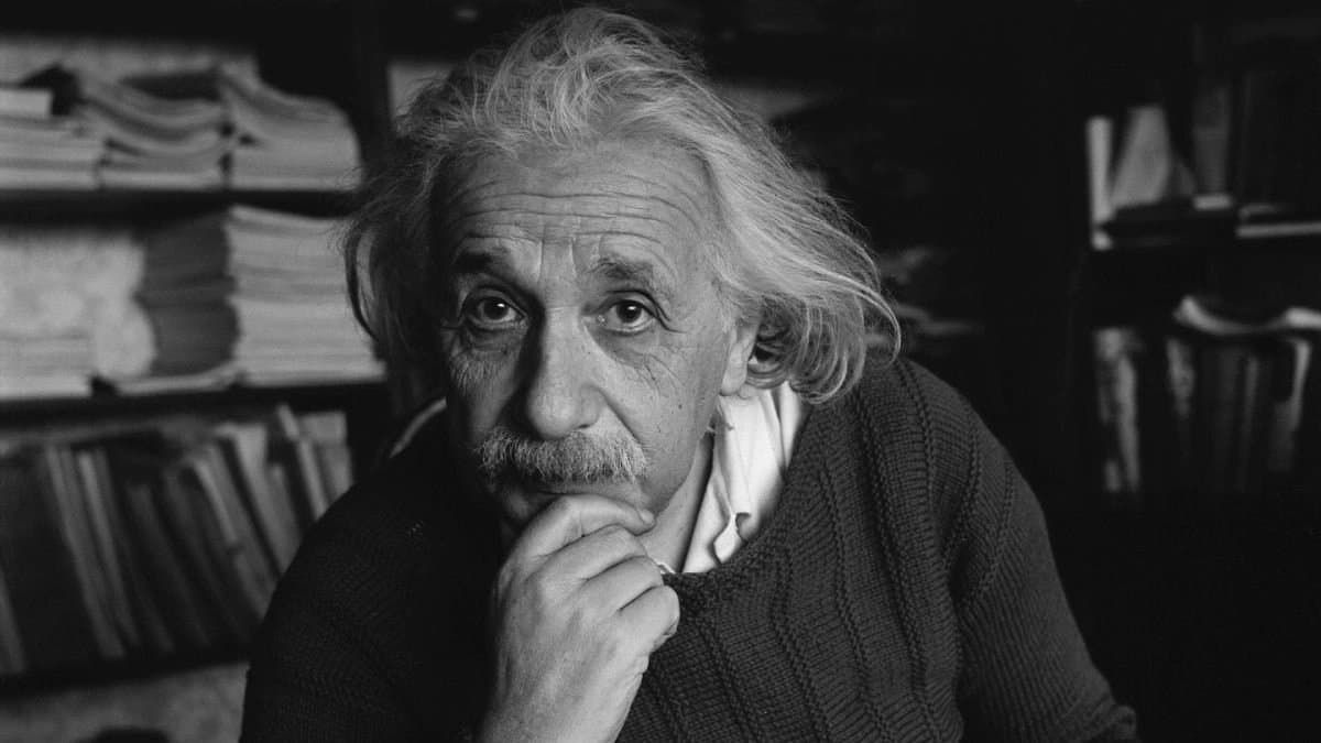 Albert Einstein wrote about peace and happiness in life