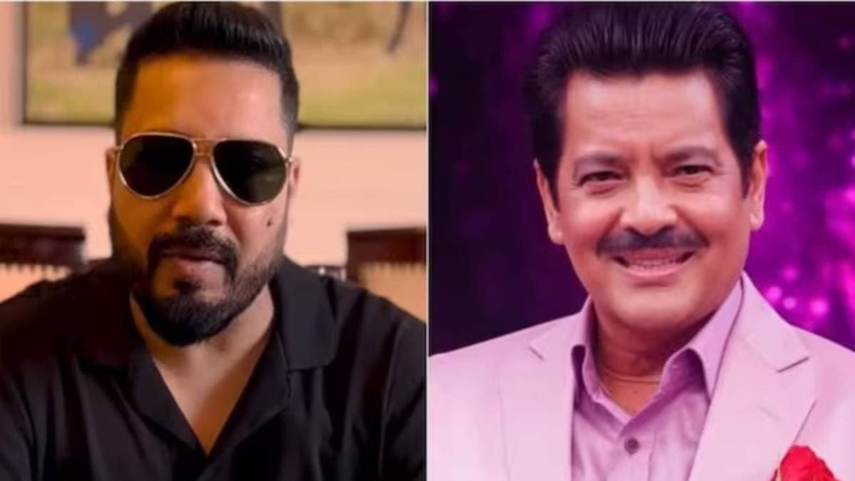 Famous singer Mika Singh Calls Udit Narayan his student while reacting to kiss controversy