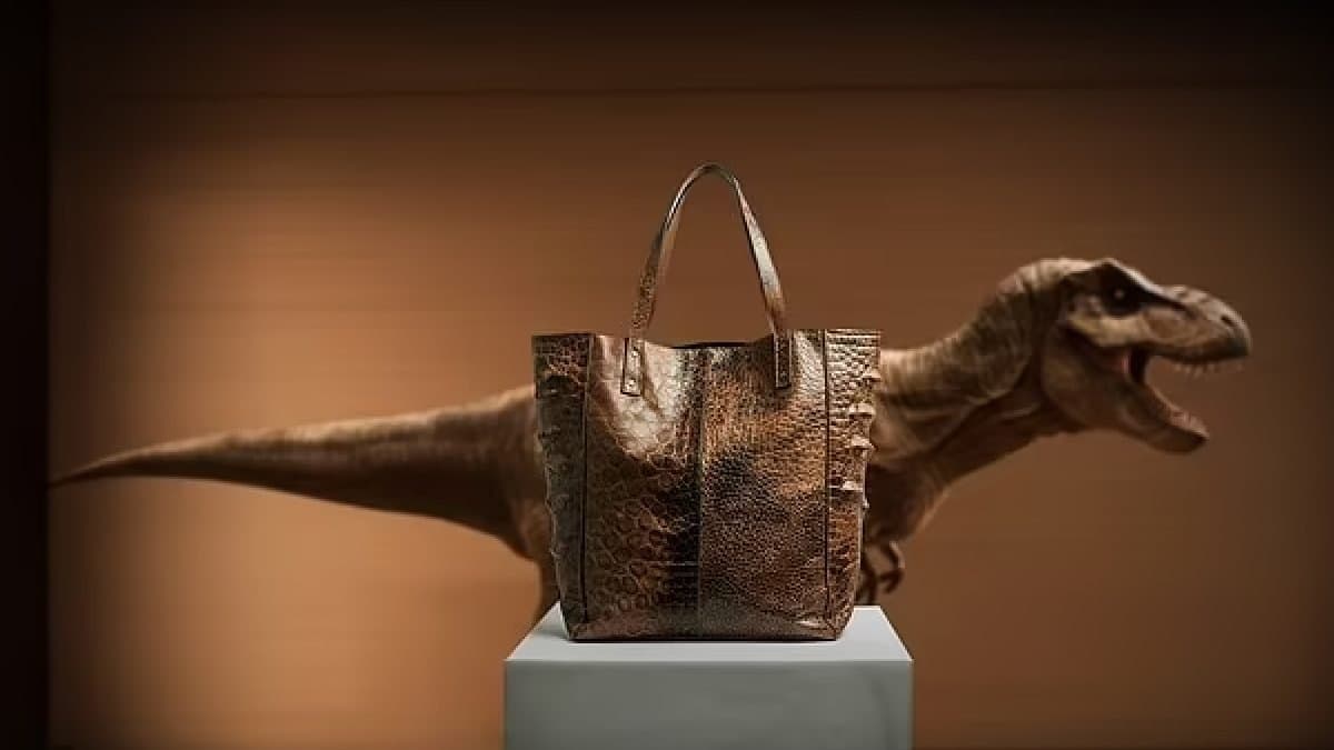 Luxury brand eyes to create bags from artificial dinosaur skin