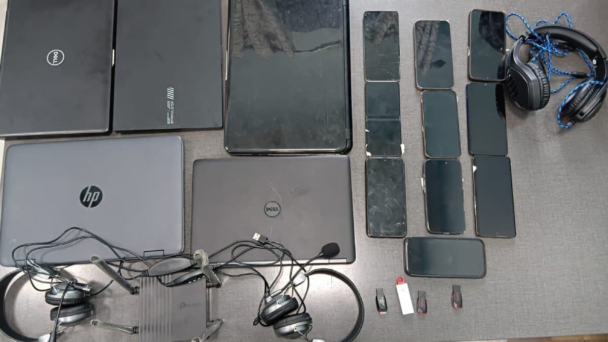 Six arrested for running fake call centre in Kasba area