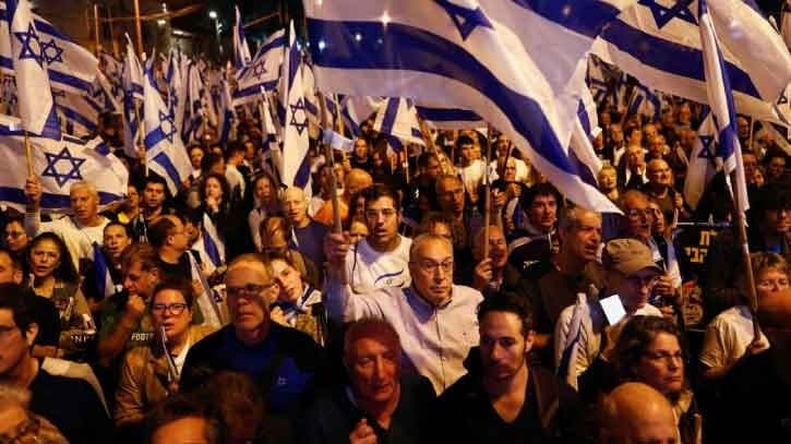 Israelis rally against PM Netanyahu 