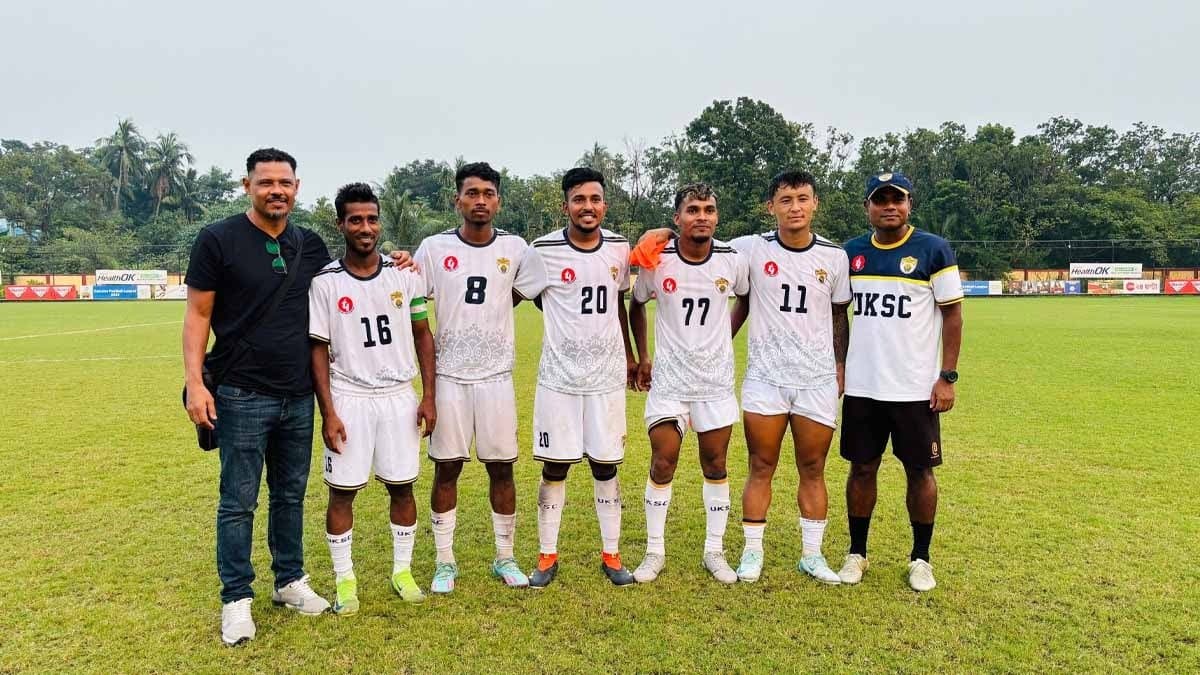 United Kolkata Sports Club win by big margin in super six round of first division kolkata Football league spt 