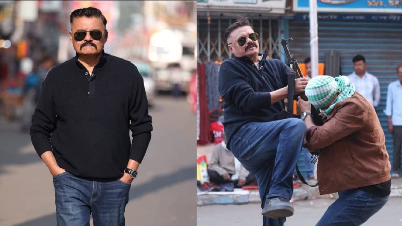 Actor Saswata Chatterjee s action scenes s bts of Abar Proloy 2 gone viral 