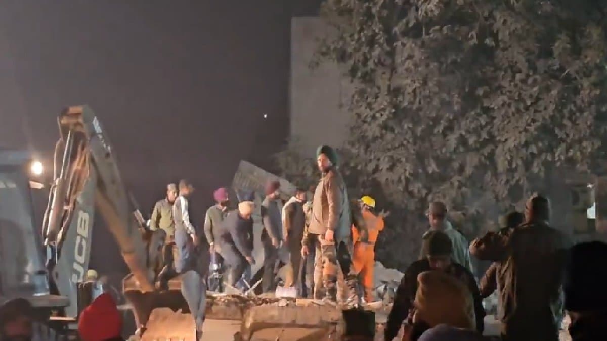 Mohali Building Collapse one died Several Still Trapped gnr