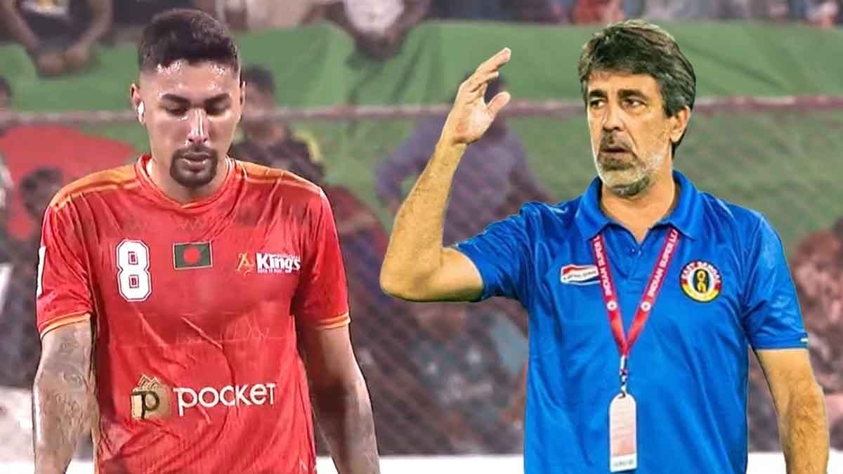  East Bengal coach Oscar Bruzon will take on Miguel of Basundhara in AFC Challenge league spt 