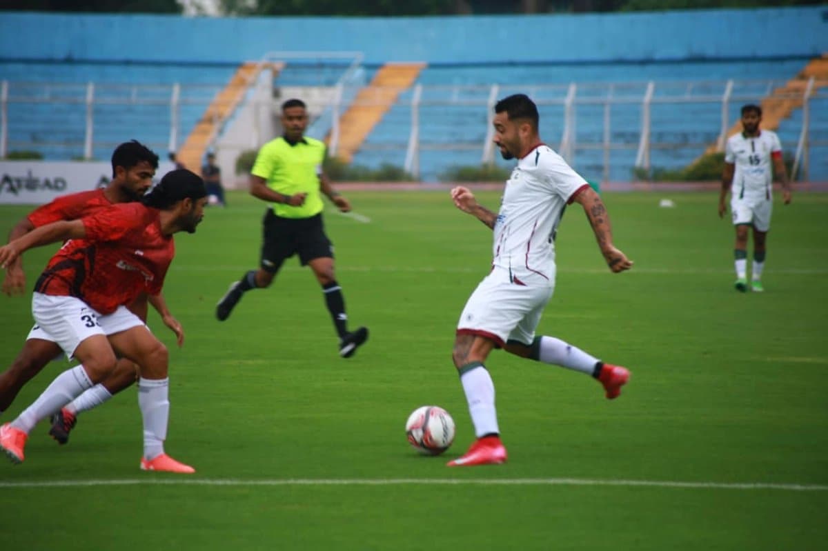 Mohun Bagan wins first match of IFA Shield against Gokulam by five goals 