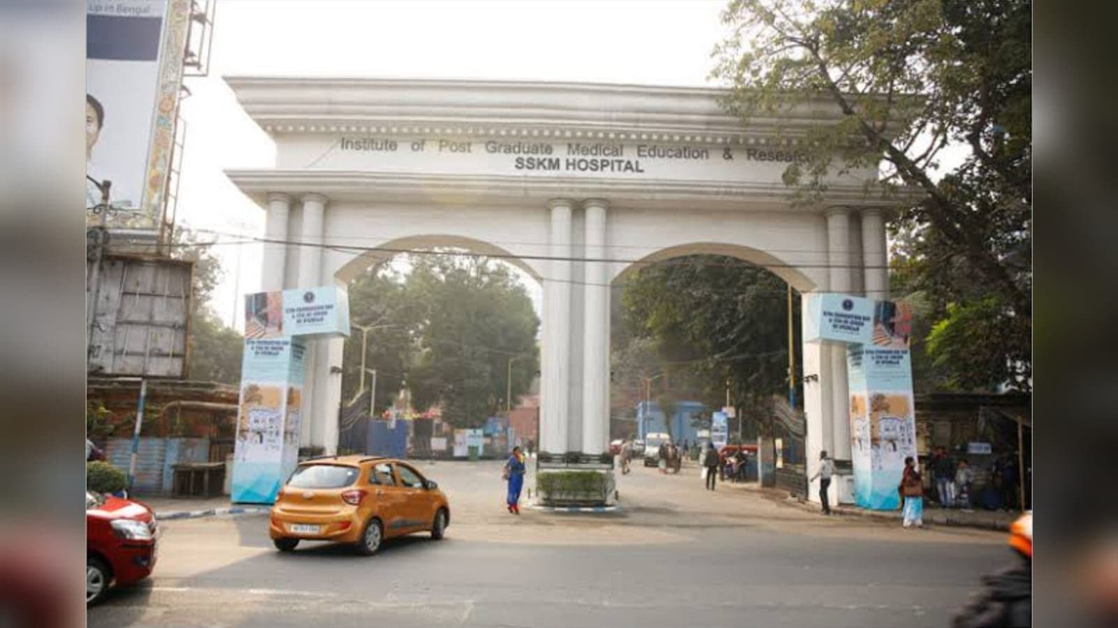 Sskm hospital vandalism incident create panic_gnr