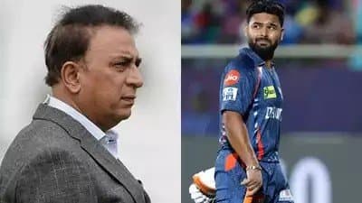 Sunil Gavaskar trolls Rishabh Pant during Lucknow Super Giants-Punjab Kings match 