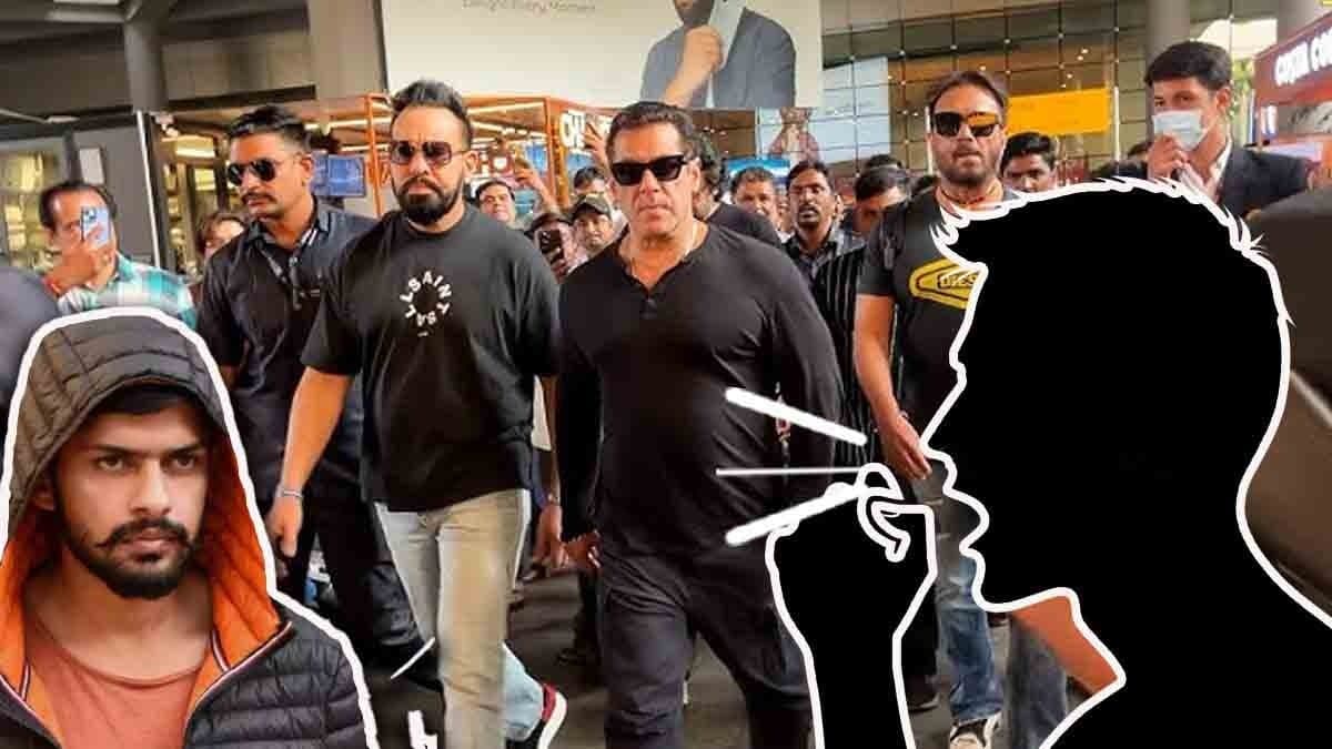 Man enters Salman Khanvs shooting set In Mumbai and threatens him using lawrence bishnoi s name ENT