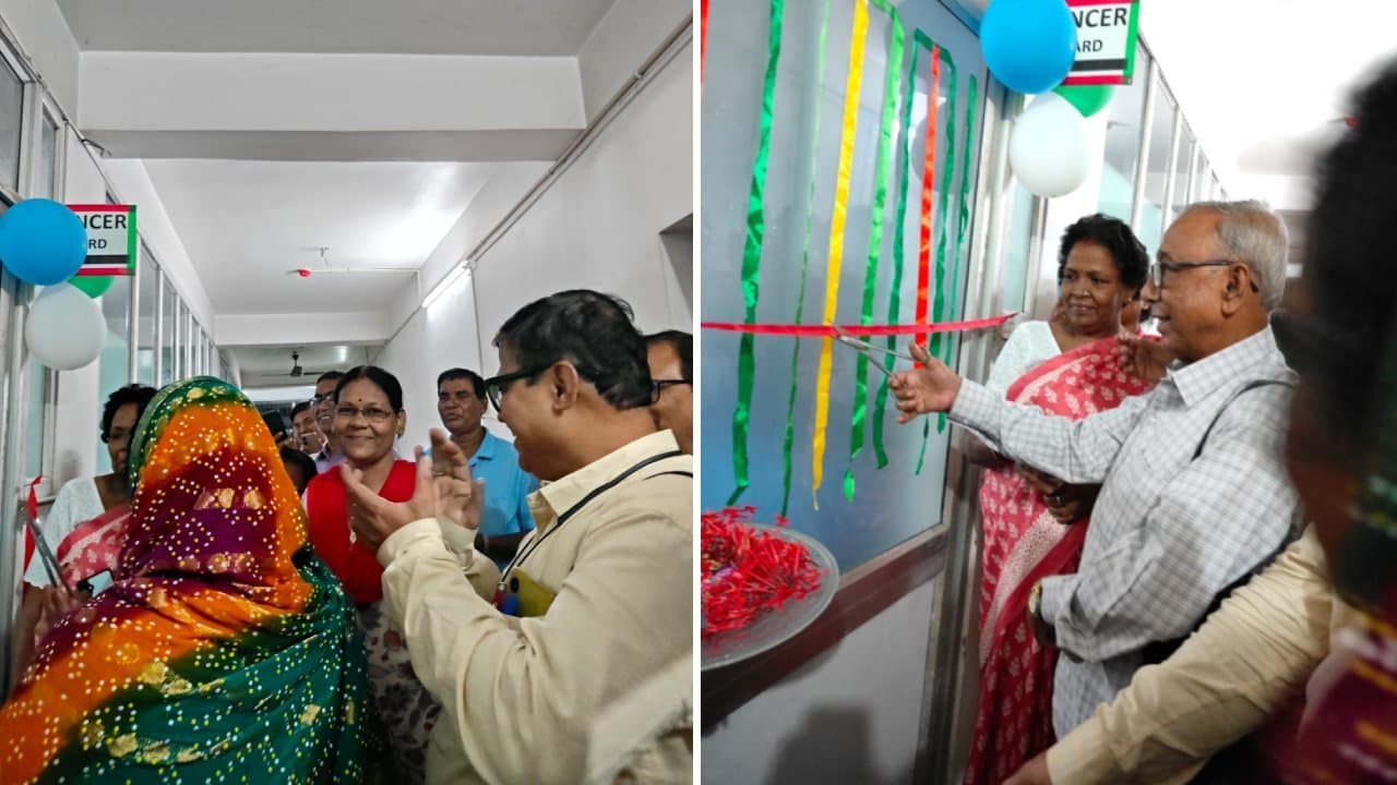 Cancer winners inaugurated the new cancer unit in Sramajibi Hospital