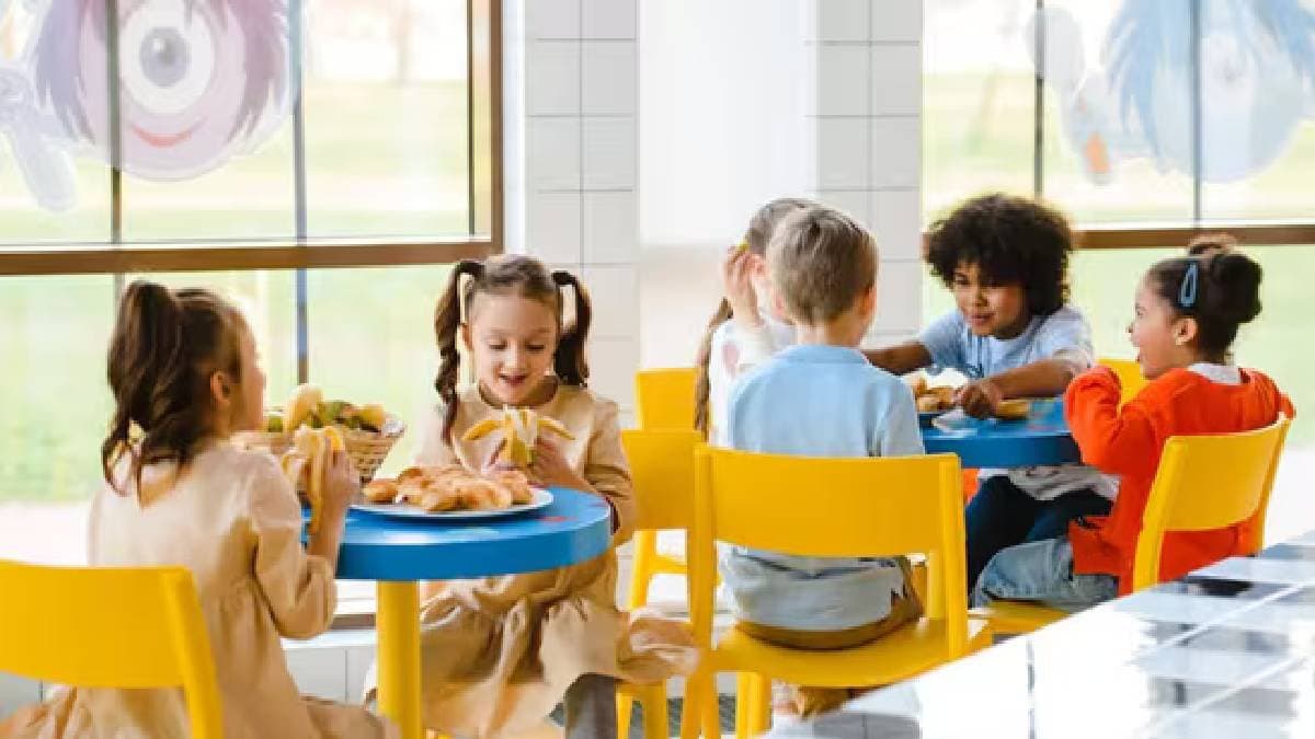 School children served lunch stored in dog food bucket, discarded by senior students