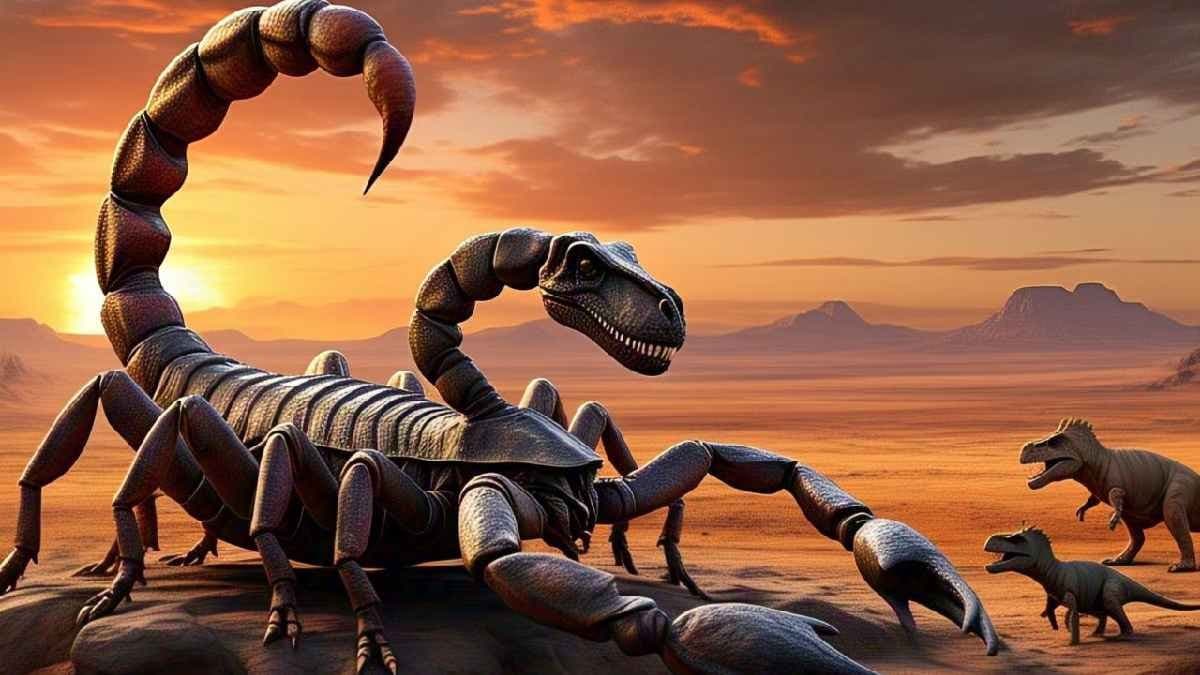  125 million year old fossil of giant venomous scorpion discovered in China 