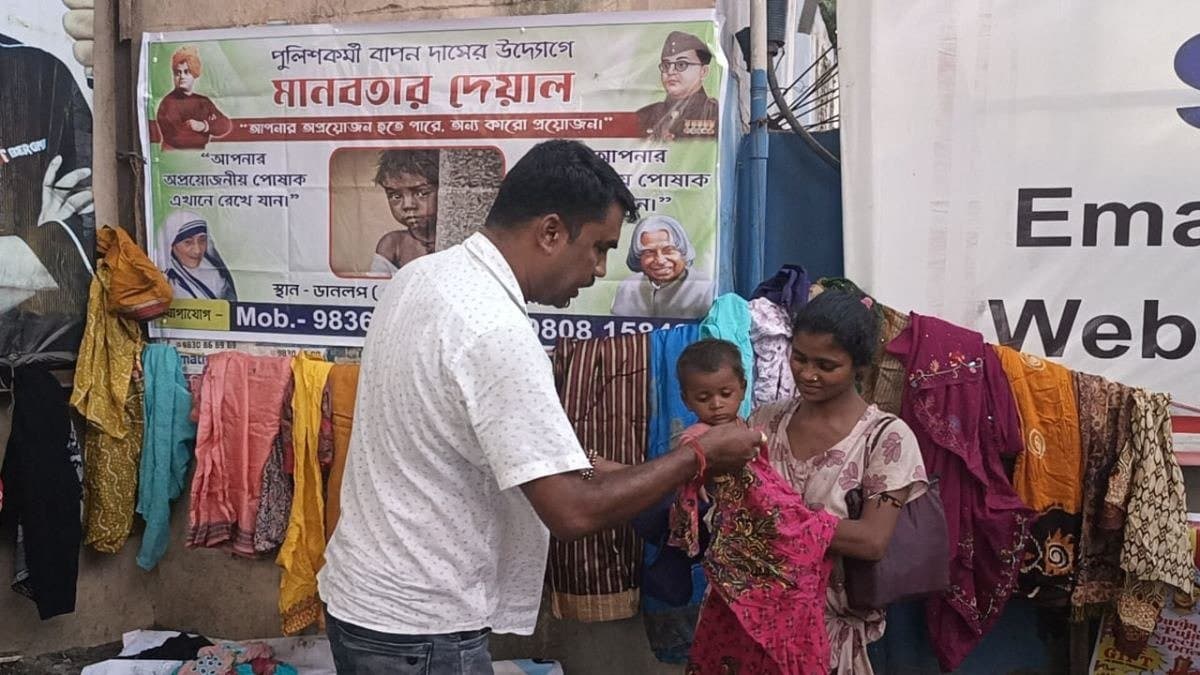 kolkata police assistant sub inspector bapan das helps poor people gnr