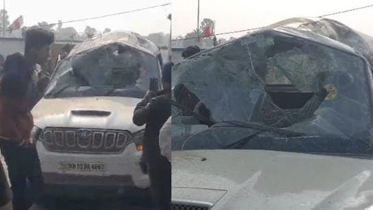  5 Nepalese Killed As SUV Flips To Avoid Stunt Biker After Maha Kumbh gnr 