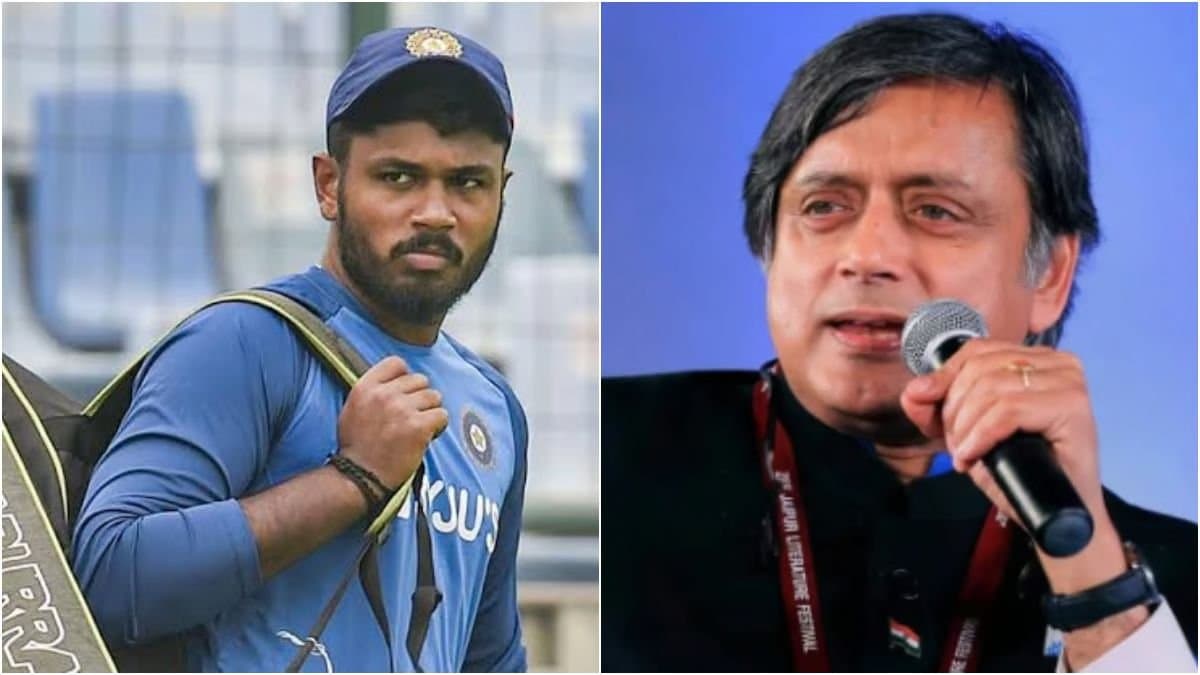 Shashi Tharoor said Sanju Samson’s career is being ruined by the egos of Kerala Cricket Association administrators spt 