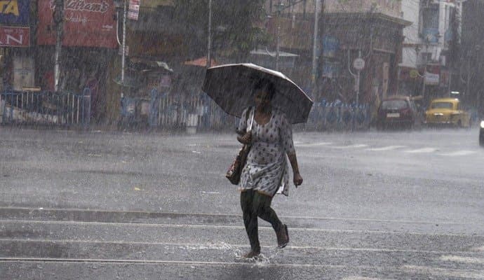 Rainfall forecast in kolkata south bengal