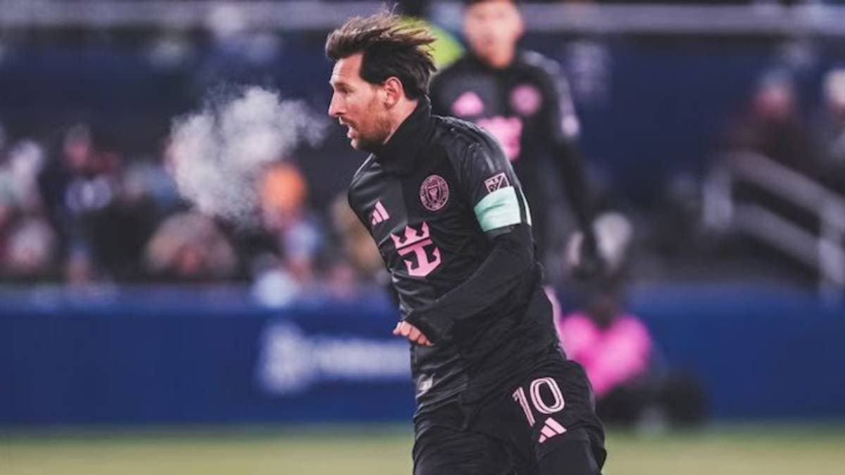 Lionel Messi played in the coldest game of his career and scored a goal for Inter Miami spt 