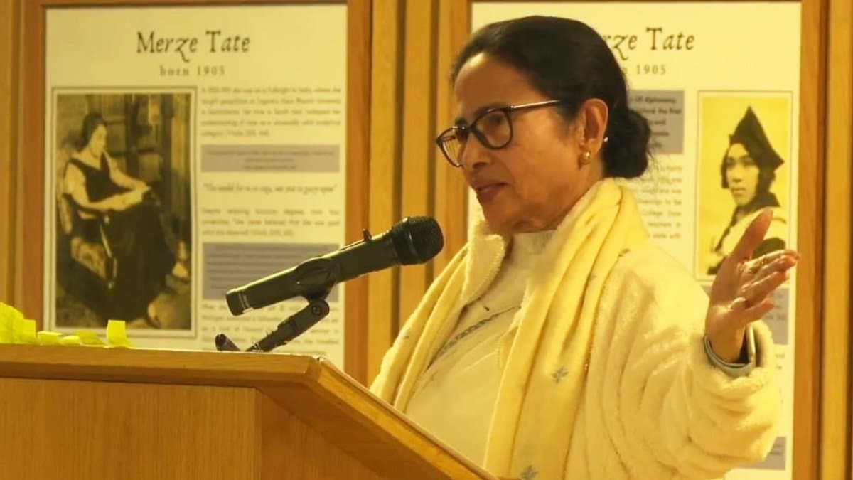 Mamata banerjee oxford speech: Mamata banerjee politely but strictly handled situation during her speech in london