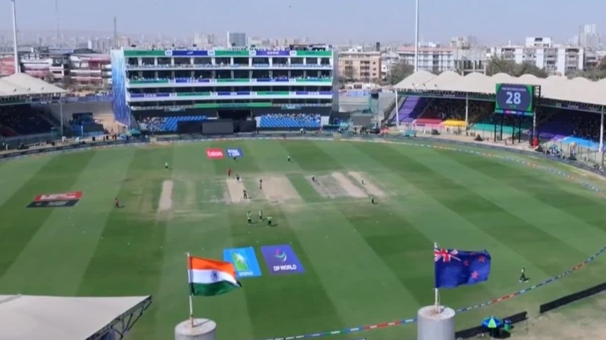 Indian flag flies high in Karachi during Pakistan and New Zealand match of Champions Trophy spt 
