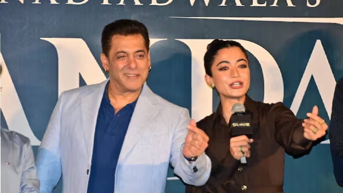 Salman Khan s Hilarious comment on his and Rashmika Mandanaa Age Gap in Sikandar movie  Sparks Laughter