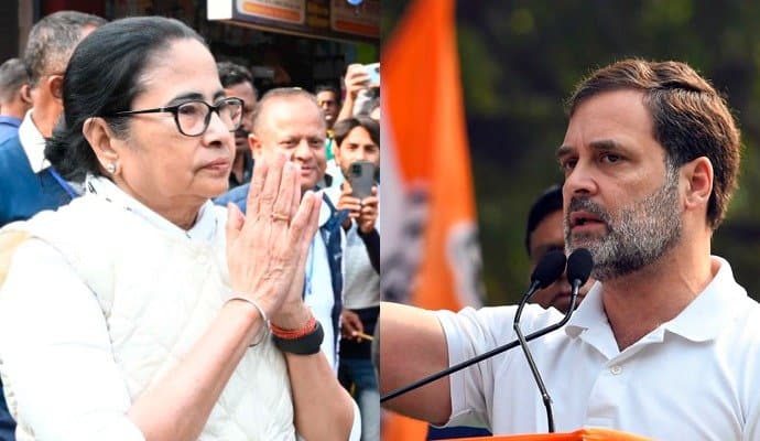 Malda: ইংরেজবাজারে সকালে মমতার পদযাত্রা, বিকেলে রাহুলের ন্যায় যাত্রা 