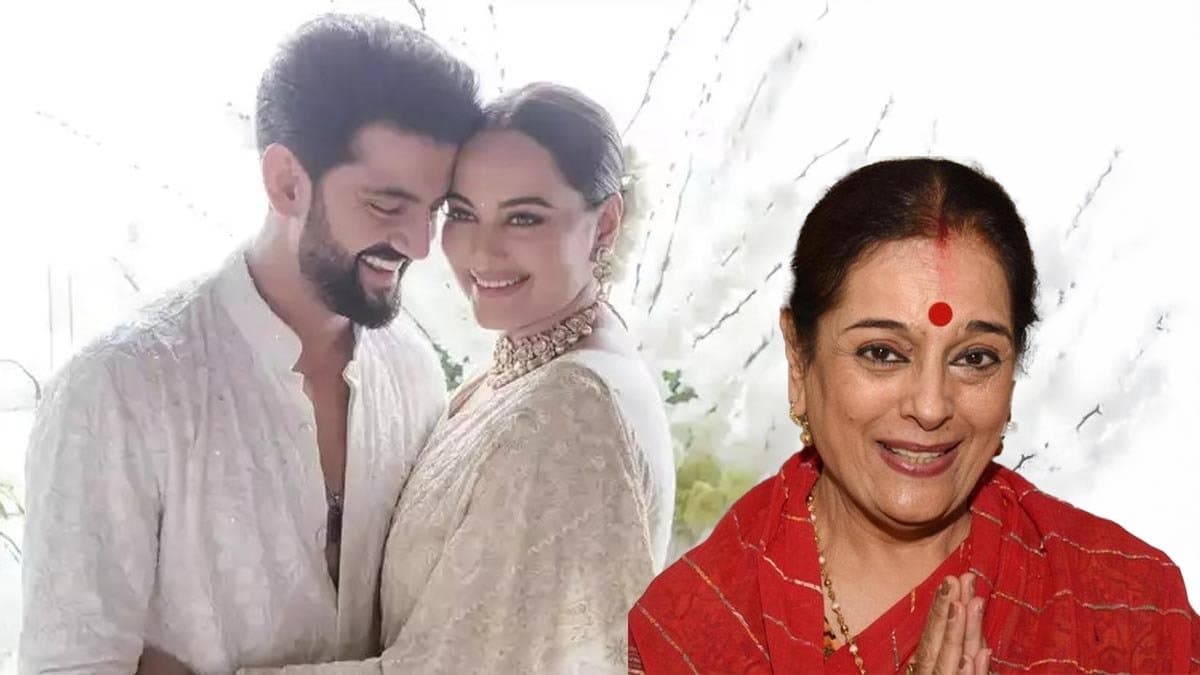 ভিনধর্মে মেয়ের বিয়ে, জামাই জাহির ইকবালকে পাশে বসিয়ে তাই খোঁচা সোনাক্ষী সিনহার মায়ের?
